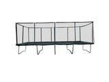 Happy Trampoline Pro Rectangle Trampoline 10x20 with Net Enclosure for Backyard Heavy Duty 750lbs Jumping Capacity - Commercial Grade Outdoor Galactic Xtreme