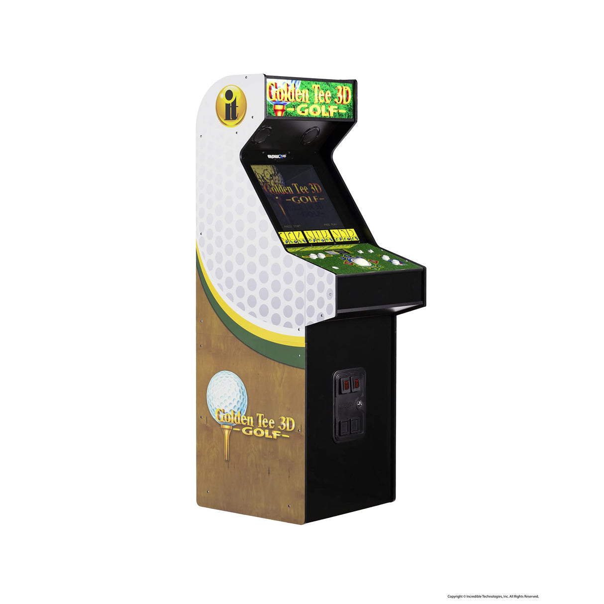 Arcade1Up Golden Tee Arcade Machine 3D Edition ARCADE1UP