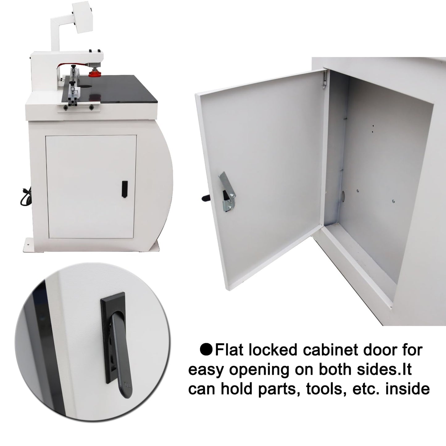 HayWHNKN Dust-Free Pneumatic Hinge Boring Drill Press Machine Woodworking Hinge Drilling Machine 45-9.5 Bult-in Drill Bit 110v 1500W - WoodArtSupply