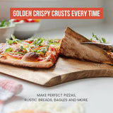 Chef Pomodoro Pizza Steel for Oven, 13.25 x .25 Thick, Pizza Baking Steel for Oven, Steel Pizza Stone for Grill and Oven, Original Baking Steel for Bread, Artisan Steel, Oven Steel (13-Inch) Chef Pomodoro