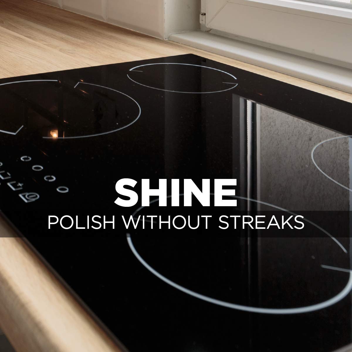 Weiman Glass Cooktop Heavy Duty Cleaner & Polish - Shines and Protects Glass/Ceramic Smooth Top Ranges with its Gentle Formula - 10 Oz., Clear Weiman