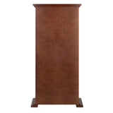 Winsome Wood DVD/CD Cabinet, Antique Walnut (94944) Winsome