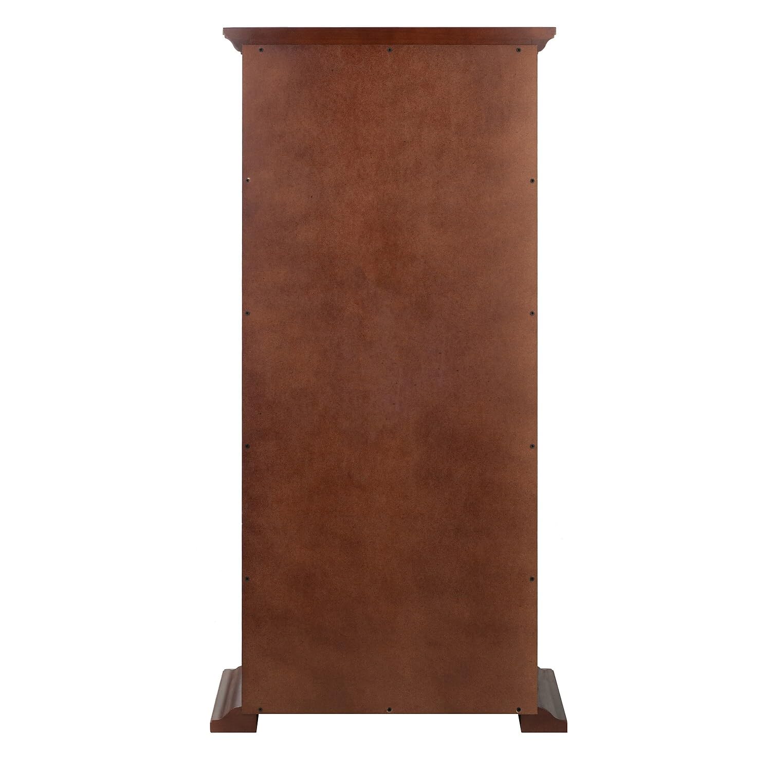 Winsome Wood DVD/CD Cabinet, Antique Walnut (94944) - WoodArtSupply