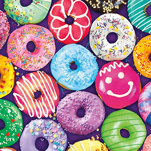 Buffalo Games - Delightful Donuts - 300 Large Piece Jigsaw Puzzle Multicolor, 18"L X 18"W Buffalo Games