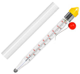 VVIVID Wax Thermometer for Candle/Soap Making, Candy and Deep Fry, with Adjustable Safety Clip VViViD