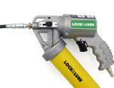LockNLube 2-in-1 Pneumatic Grease Gun with Single Shot & Continuous Modes. Single-Shot and Continuous delivery Modes in one Grease Gun! Easily Switch delivery Mode with The Sliding Selection Lever. LockNLube