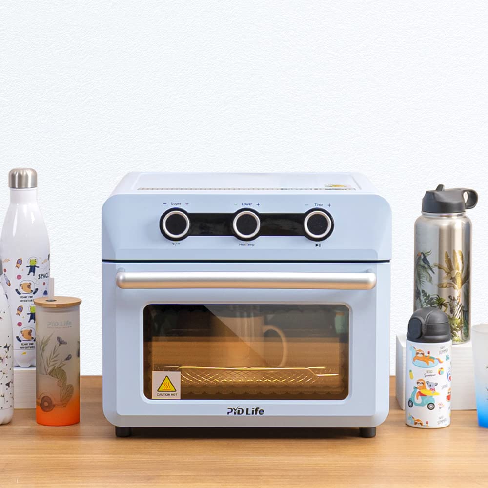 PYD Life Sublimation Oven Machine 25 L 110 V 1600 W Light Blue Convection Oven for Sublimation Blanks Mugs Tumblers Cups Water Bottles Bulk Printing PYD Life