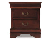 Signature Design by Ashley Alisdair Traditional 2 Drawer Nightstand, 23.75" Tall, Dark Brown Signature Design by Ashley