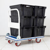 4 inch Heavy Duty Casters Load 1800lbs,Lockable Bearing Caster Wheels with Brakes,Swivel Casters for Furniture and Workbench，Set of 4 (Free Screws) Moogiitools