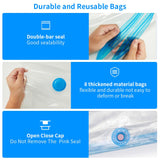Creality 3D Printer Filament Storage Bags Filament Vacuum Bags, 8 Transparent Sealed Bags with Electric Pump Dust Proof Humidity Resistant Keeping Filament Dry, 40 x 40CM Reusable Vacuum Storage Bags Creality