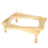 Embroidery Frame Stand Beech Wood Scroll Quilt Holder for Stitching Sewing Craft, Glossy and Size for Adults and Children Asixxsix