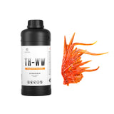 RESIONE Upgraded Water Washable 3D Printer Resin, Excellent Toughness High Precision Crack-Resistant Resin for 3D Printer,Low Deformation Resin, 1KG, Flame Orange RI RESIONE