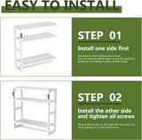 Galood Over The Toilet Storage Bathroom Shelves Wall Mounted 3 Tier Space Saver Corner Shelf Organizer Bamboo Towel Rack Toilet Paper Cabinet with Hanging Rod White Galood