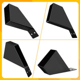 Pergola Brackets，8Pcs 45-Degree Angle Support Bracket， Pergola Bracket and 64-Piece Screws Fit for 2''x4'' Wood Posts, pergola kit Can Be Used for Gazebos Garages Patios Tree Houses Kartols