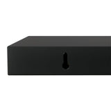 Kiera Grace Modern Floating-Shelves, Pack of 3, Black, 3 Count Kiera Grace