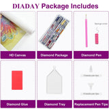 DIADAY Rainbow Sunflower Diamond Art Kits for Adults, 5D Flowers Diamond Painting Kits for Adults, Full Drill Diamond Art, DIY Gem Craft Arts Home Wall Decor Gift 12 x 12 Inches DIADAY