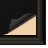 Mesheshe 10PCS Peel and Stick Black Felt for DIY Arts and Crafts, Self-Adhesive Fabric Liners for Drawers and Boxes, A4 Size (8.3" x 11.8") Mesheshe