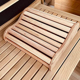 amocane Cedar Sauna Headrest Pillow for Sauna Room, Sauna Accessories for Any Barrel or Infrared Sauna, Non-Toxic, Comfortable S-Shape Design (15.75" x 13.38" x 4.72") amocane