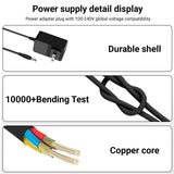 20V Lithium Battery Charger Compatible with Galax PRO Cordless Mini Circular Saw 96504 96505 95307 D6001 and More, 20V Charger Power Adapter Replacement for 91140, Power Supply White 1.5M OatXtorpor