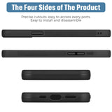 Flutesan 6 Pieces Sublimation Phone Case Covers Thermal Blank Printable Cell Phone Cases for DIY Customized Black Edge Cover Heat Transfer Press Phone Case (Compatible with iPhone 13pro) Flutesan