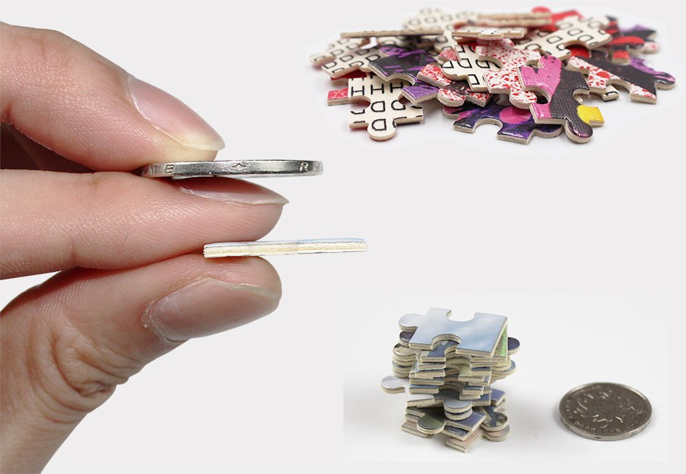 Funnybox Peony Flower-Celestial Beauty, The King of Flowers-Painting Wooden Jigsaw Puzzles for Teens and Family (1000 Piece) Funnybox