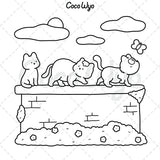 The Little Cat: Cozy Life of Kitty Coloring Book for Adults and Teens (Cozy & Cute Coloring) Independently Published