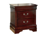 Signature Design by Ashley Alisdair Traditional 2 Drawer Nightstand, 23.75" Tall, Dark Brown Signature Design by Ashley