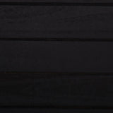 SAFAVIEH Outdoor Collection Brisbane Black Acacia Wood Storage Bench SAFAVIEH