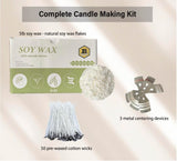 Beesworks Soy Wax | 5lbs Natural Soy Wax Flakes | 100 6-Inch Cotton Candle Wicks, 3 Metal Centering Devices, 5lbs Soy Wax for DIY Candle Making BEESWORKS