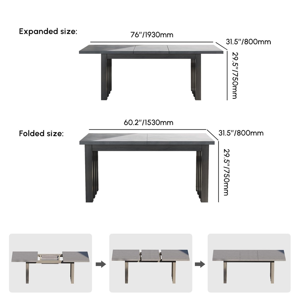homary 7 Piece Outdoor Patio Dining Table Set, Aluminum Patio Dining Table Set with Extendable Table Top & 6 Woven Arm Chairs, Weatherproof Garden Furniture with Cushions for Backyard, Patio or Deck homary