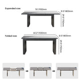 homary 7 Piece Outdoor Patio Dining Table Set, Aluminum Patio Dining Table Set with Extendable Table Top & 6 Woven Arm Chairs, Weatherproof Garden Furniture with Cushions for Backyard, Patio or Deck homary