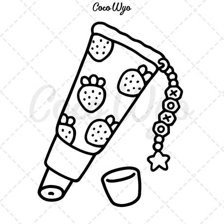 Glow Cosmetics: Coloring Book for Adults and Kids, Bold and Easy, Simple and Big Designs for Relaxation Featuring Cosmetic Items, Makeup, and Skincare Products (Bold & Easy Coloring) Coco Wyo LLC