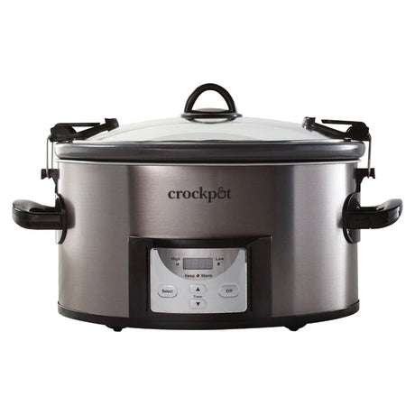 Crock Pot 7 Quart Nonstick Ceramic Coating Cook and Easy Programmable Design Crock-Pot
