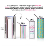 Craft Express Tumbler Press Machine for Crafting and Sublimation – for Use with Stainless Steel Tumblers and Skinny Bottles – Create Heat Transfers to Make Retail Products and Gifts Craft Express
