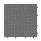 FlooringInc's Nitro 12"x12" Snap-Together Garage Flooring Tiles, Non-Slip Interlocking Plastic Floor Mat, Organization & Storage, Coin Pattern, Graphite, 12 Tiles, 12 Sq/Ft IncStores