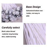 QPZ 100Pcs Cotton Candle Wicks 6" Pre-Waxed with Tabs,50Pcs Wooden Candle Wicks Smokeless,Wood Candle Making Wicks 0.59*5.9 Inch with 50Pcs Wick Clips Holders Metal Based for Candle DIY,Candle Making pice
