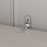 Hitow Corner Wardrobe Cabinet, Wooden Armoire Closet with Frosted Glass Doors, Bedroom Wardrobe with Shelves & Hanging Rod for Storage Organize, Wood Grain (35.4" W x 35.4" D x 70.9" H) Hitow