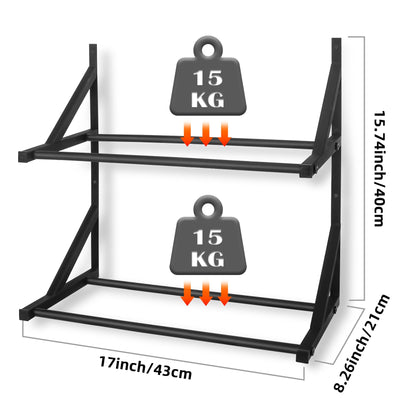 3D Printer Filament Storage Rack - Filament Spool Heavy Duty Wall Bracket Filament Storage Shelves for 3D Printer Rolling Filaments ABS/PLA/TPU/Nylon Accessories Holders （Shelf Only）