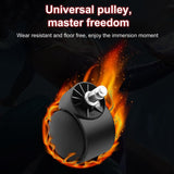 duwiikab Gaming Chair Massage with Bluetooth Speakers and RGB LED Lights, Ergonomic Video Game Chair with Footrest, Height Adjustable Computer Chair for Adults with Back Lumbar Support Red duwiikab