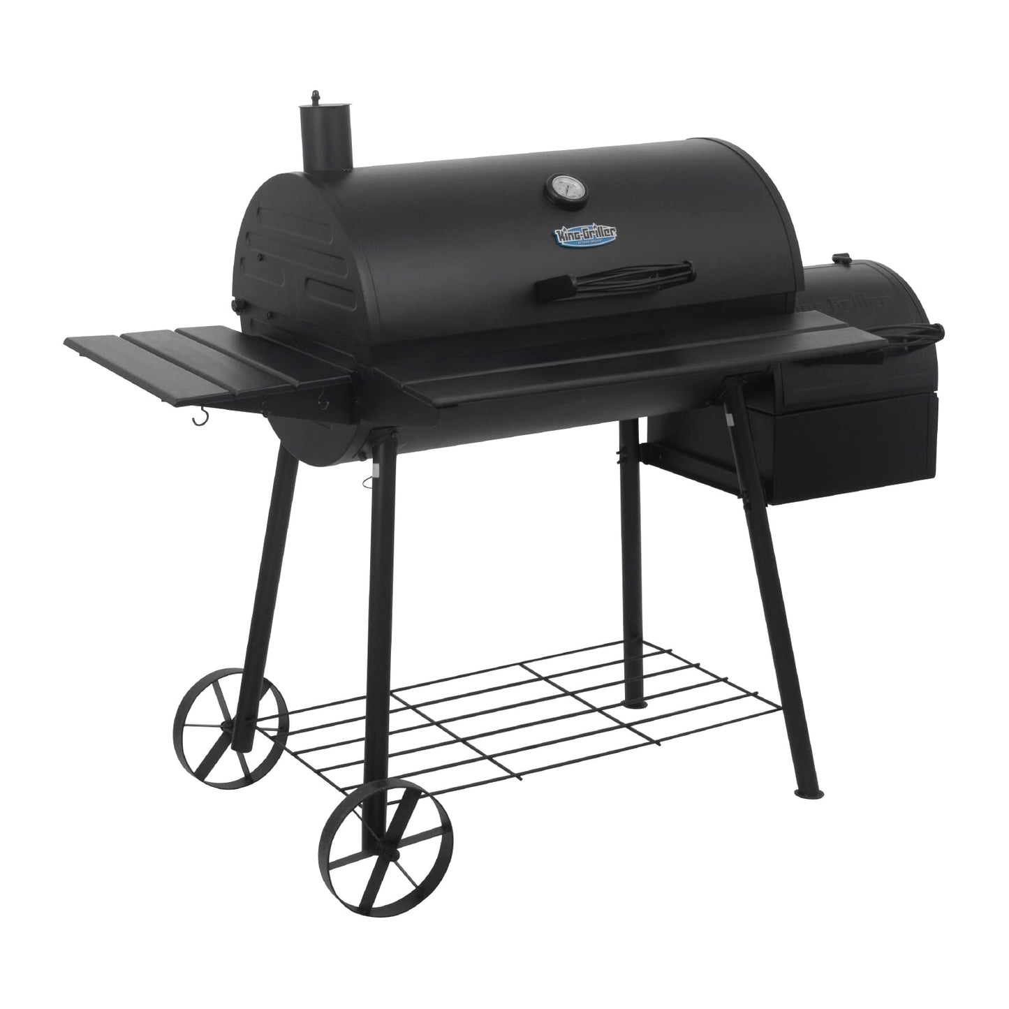 Char-Griller King-Griller E3018 Smokin' Ace BBQ Charcoal Grill and Smoker, Black