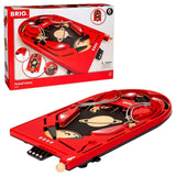 BRIO 34017 Pinball Game - Classic Vintage Arcade Style | Engaging Brain Game for Kids and Adults | Ideal Gift for Ages 6 and Up, Red BRIO