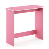 FURINNO Simplistic Study Table, Pink, 15.5 in x 31.5 in x 29.75 in (D x W x H) Furinno