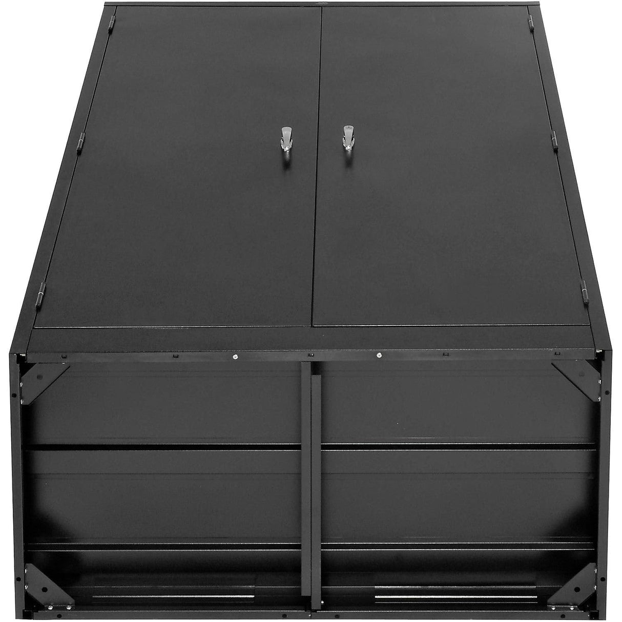 Global Industrial Assembled Storage Cabinet, 48x24x78, Black Global Industrial