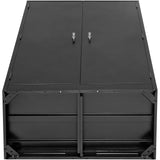 Global Industrial Assembled Storage Cabinet, 48x24x78, Black Global Industrial