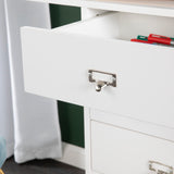 SEI Furniture Fold-Out Organizer Convertible Desktop Craft Desk, White SEI Furniture