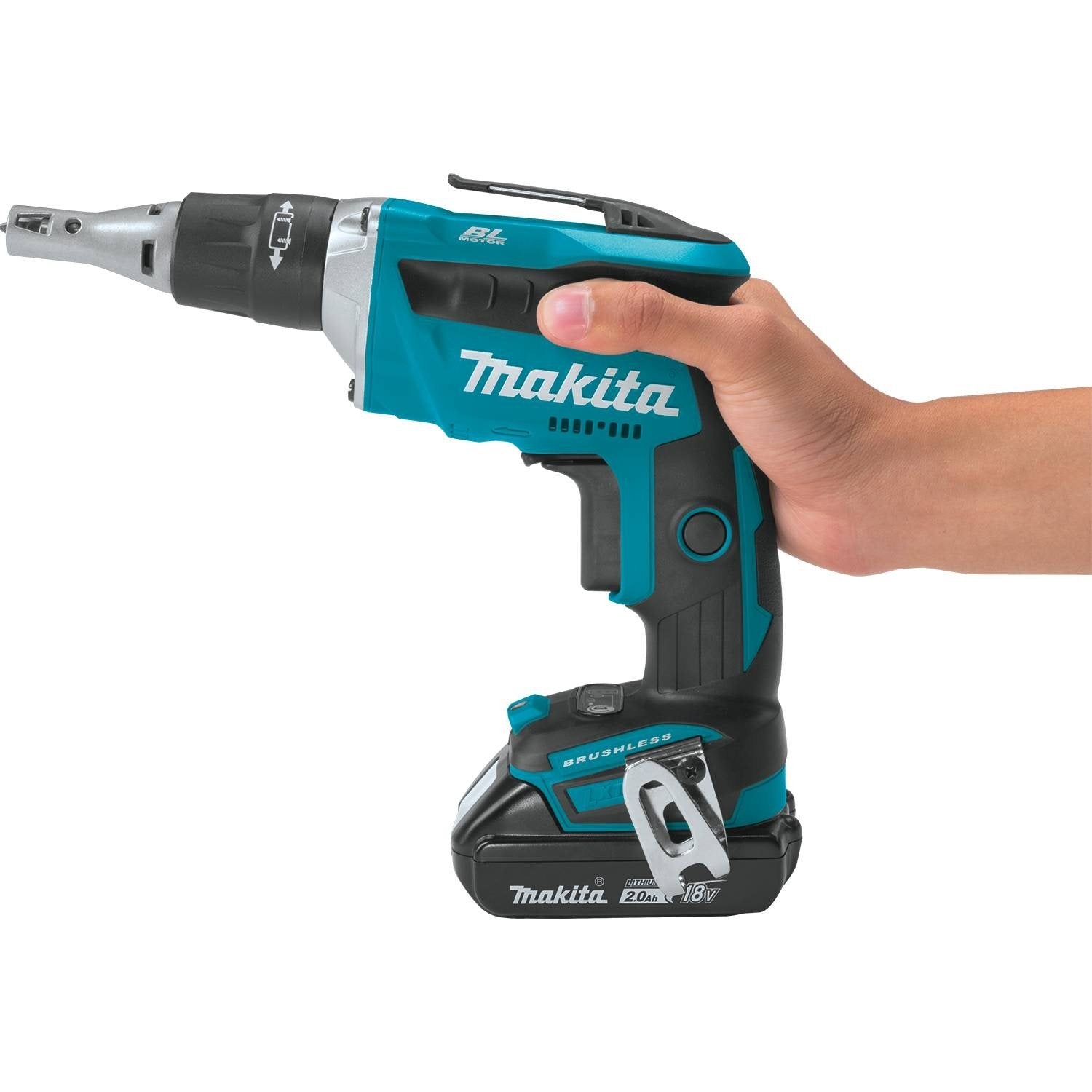 Makita XSF03R 18V LXT Lithium-Ion COMPACT Brushless Cordless Drywall Screwdriver Kit (2.0Ah) - WoodArtSupply