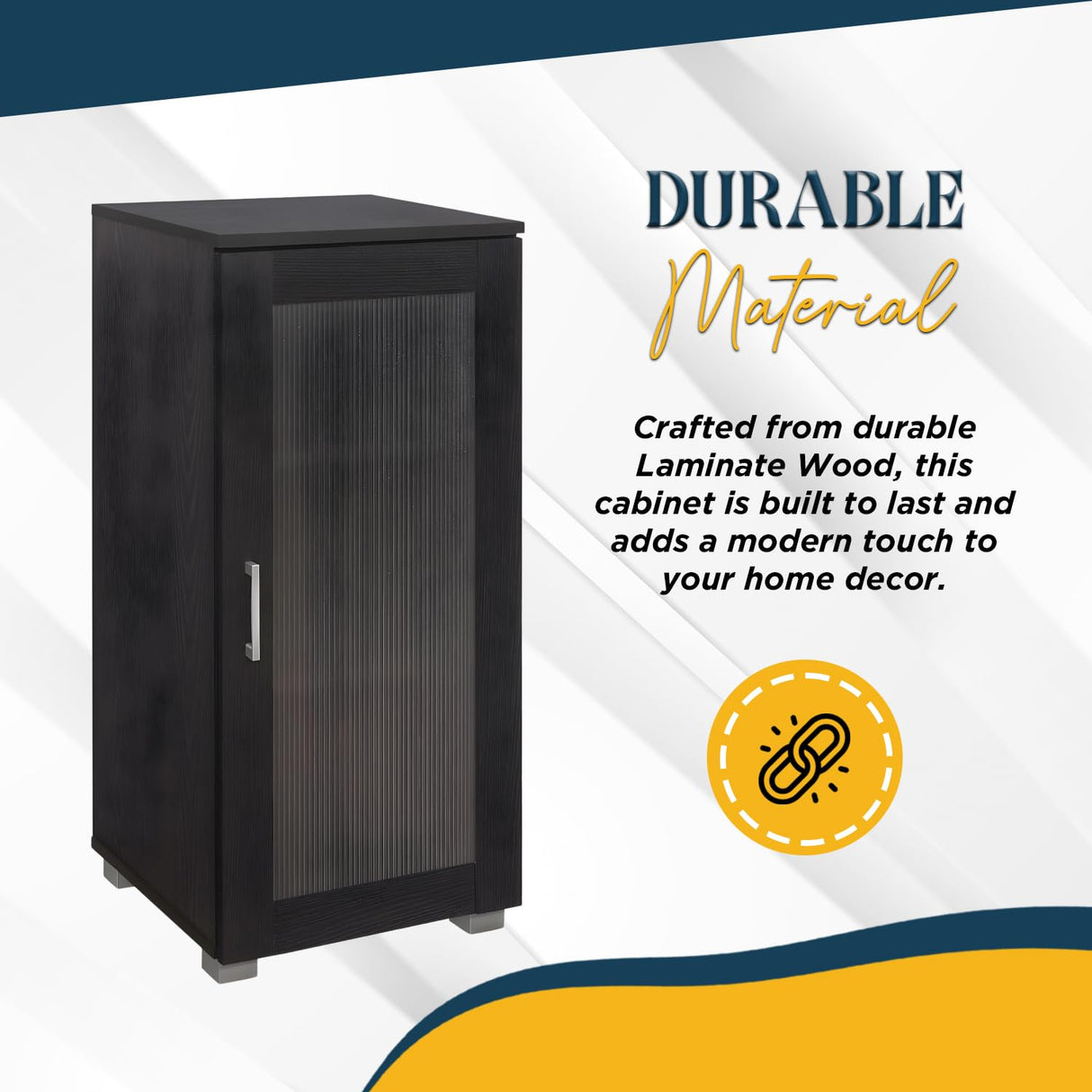 Kings Brand Furniture - Accent Buffet Curio Storage Cabinet with Glass Door for Living Room, Bedroom, Kitchen, Office, and Entryway - Black Kings Brand Furniture