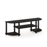 Furinno Turn-S-Tube Wide TV Entertainment Center, Espresso/Black Furinno