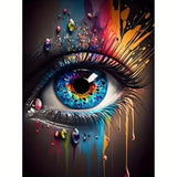 SHICERNHJ Eye Diamond Painting Kits for Adults DIY 5D Diamond Art Paint with Round Diamonds Dots Kits for Adults Full Drill Painting Kit Gem Art and Crafts for Home Wall Decor 12x16Inch SHICERNHJ