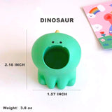 LINFANG Diamond Art Tool Desktop Trash Can Ornament Cute Tool, Diamond Painting Accessories, Diamond Art Kit for Adults, Creative Mini Garbage Can, Small Storage | Ideal for Diamond Work (Dinosaur) LINGFANG